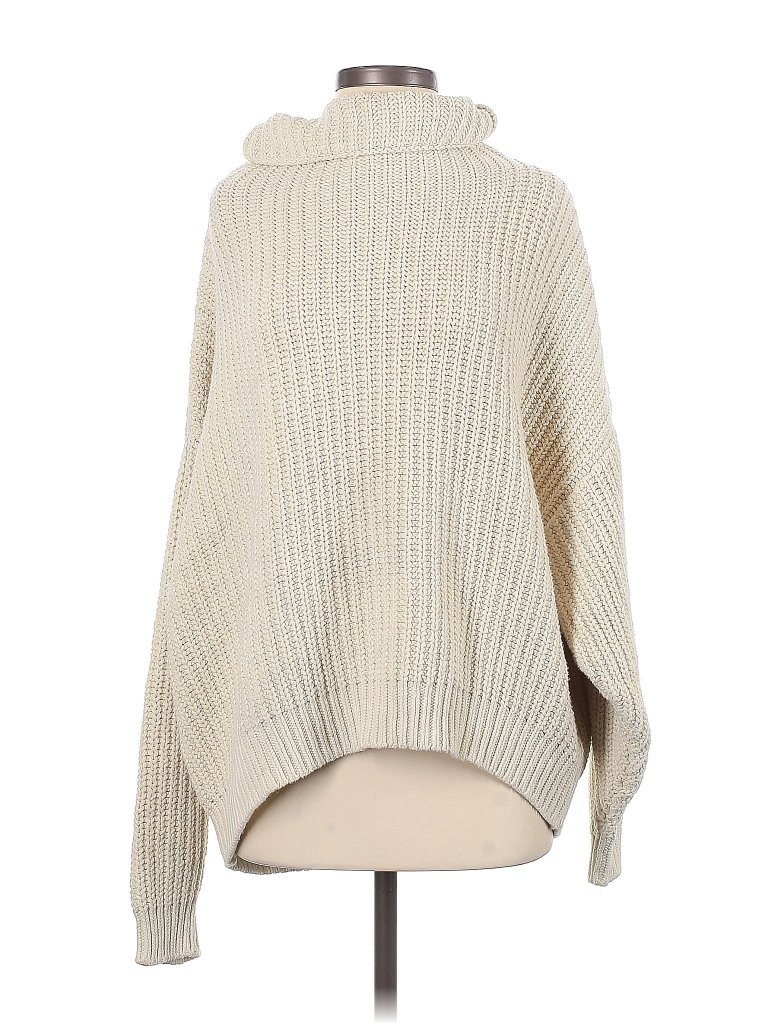Free People Chunky Knit Creme Sweater Xs